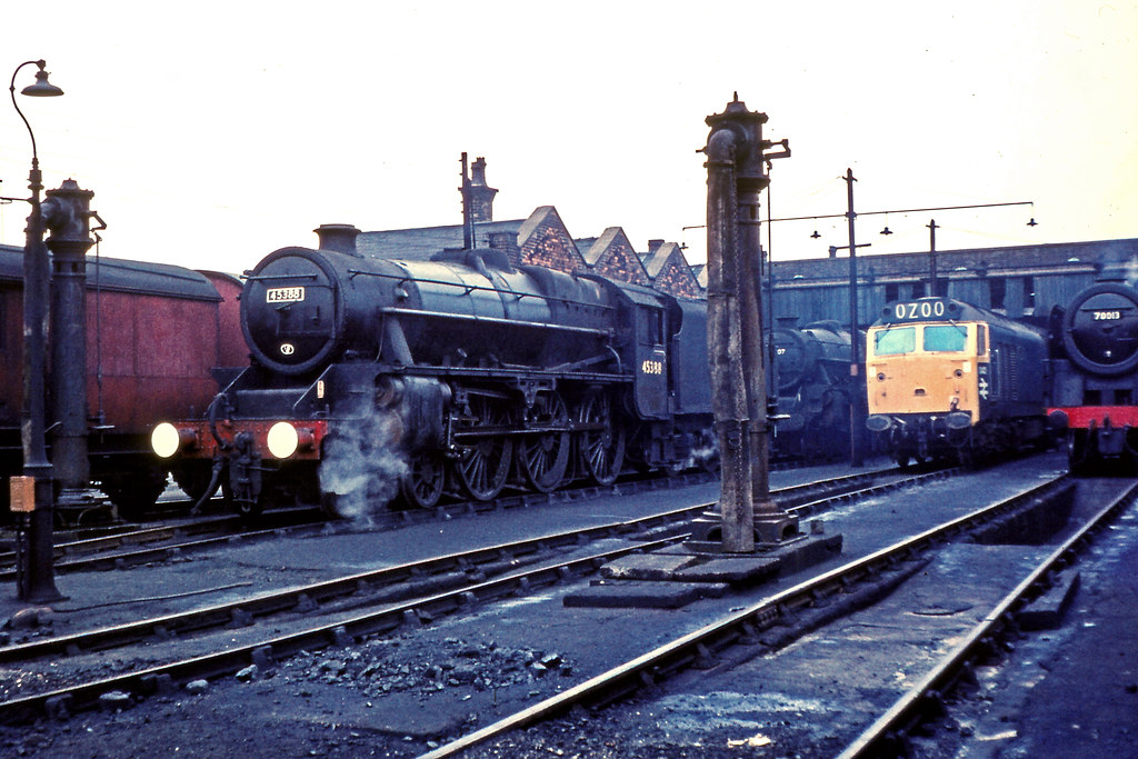 45388 Lostock Hall 27/7/68 At this time, loco depots in th… Flickr