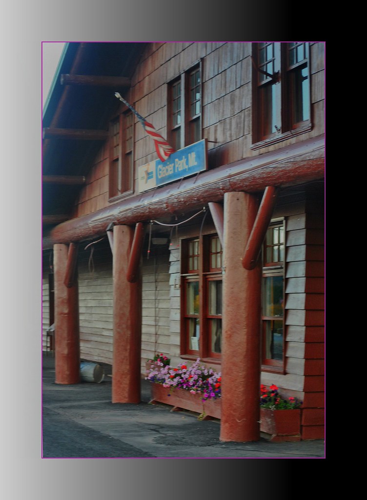 East Glacier park Montana This is the Amtrak Station in Ea… Flickr