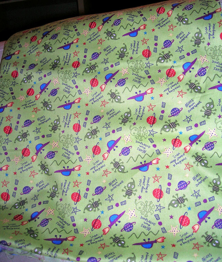 Space Aliens Fabric JoAnn Fabrics sale today. This fabric … Flickr