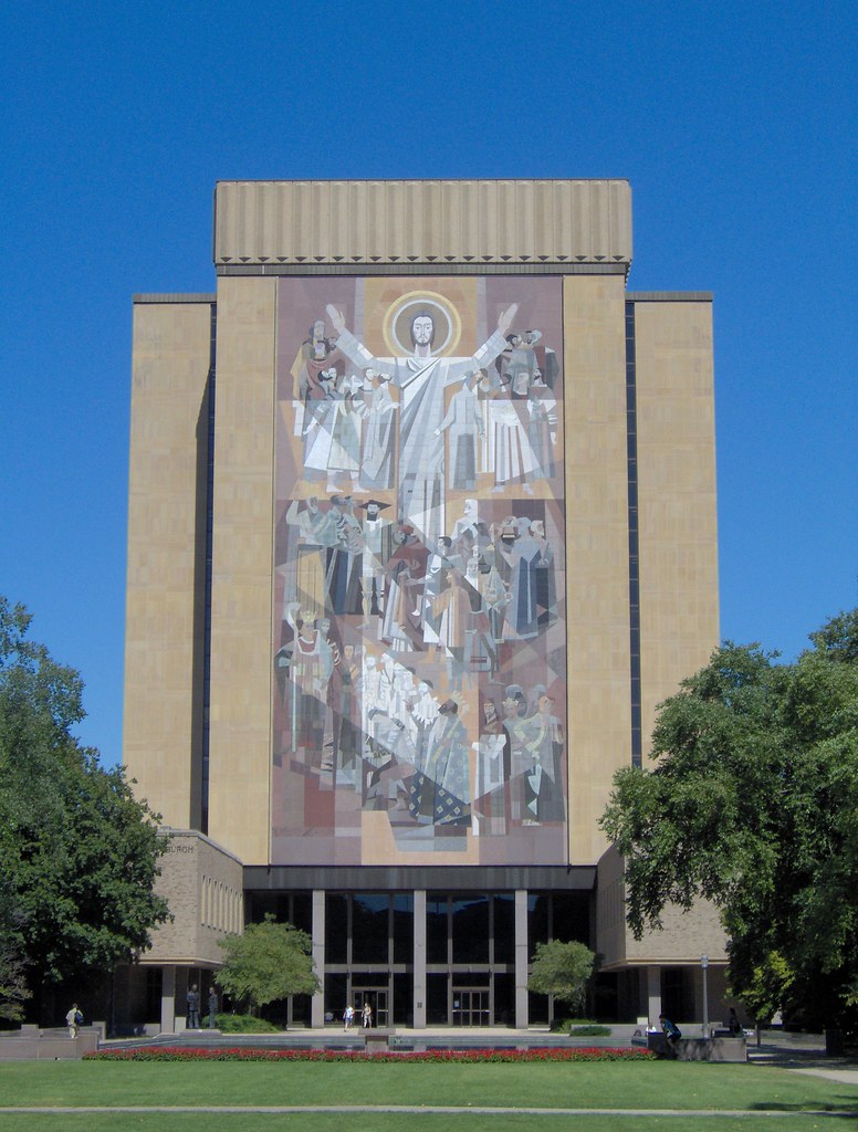 Touchdown Jesus, Notre Dame Touchdown Jesus, Notre Dame Flickr