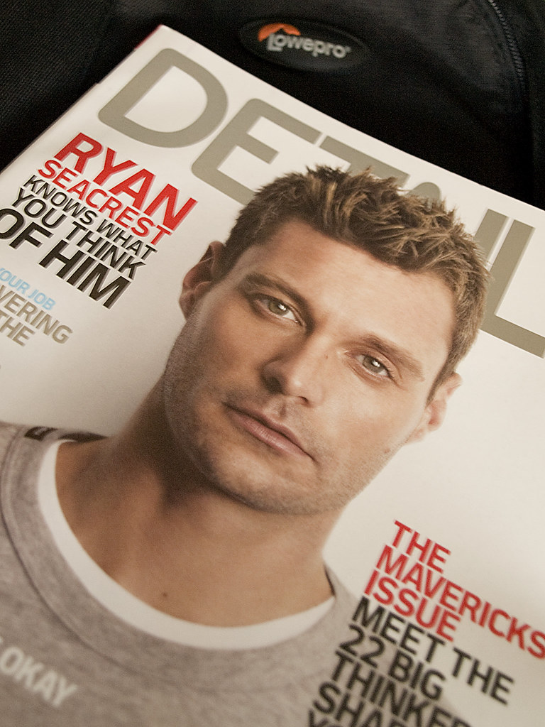 Did Ryan Seacrest have a stroke? His face looks odd here. … Flickr