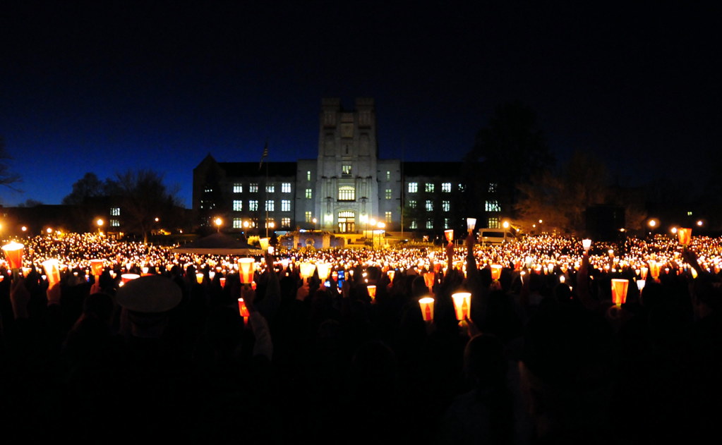 VT Candlelight Vigil 4/16/08 on the Drillfield Spector1 Flickr