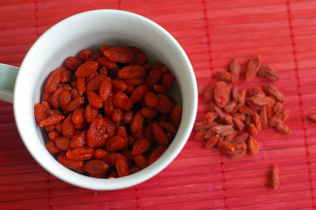 Goji berries rehydrated Flickr