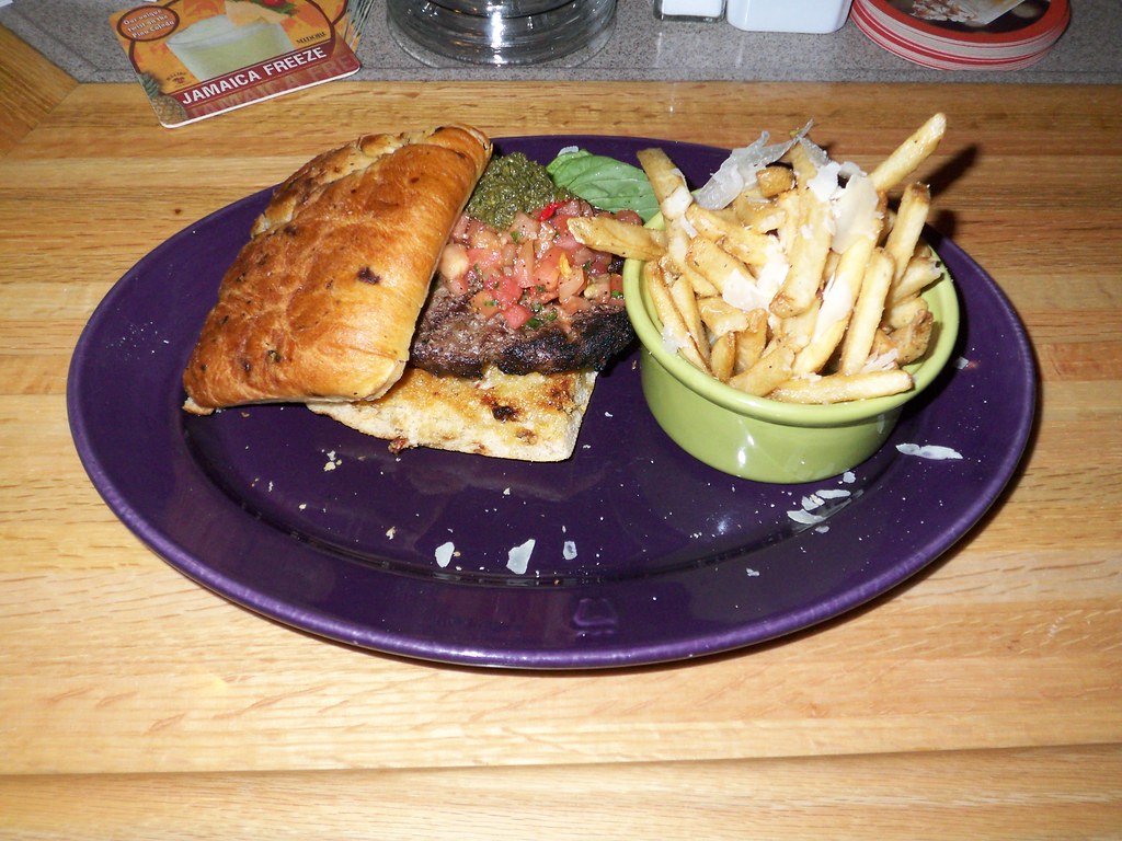 Applebee's Bruschetta Burger I had this Italianstyle burg… Flickr