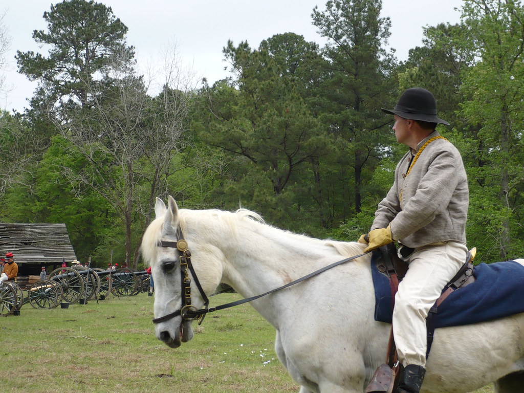 Civil War Battle Reenactment Battle of Pleasant Hill, Loui… Flickr