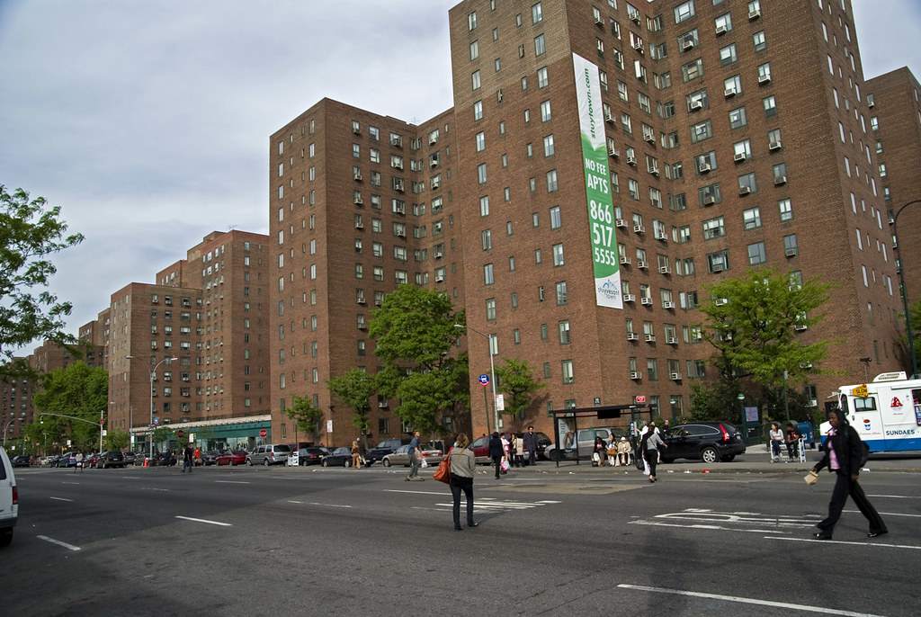 stuyvesant town first avenue and 14th st., looking north. Dan
