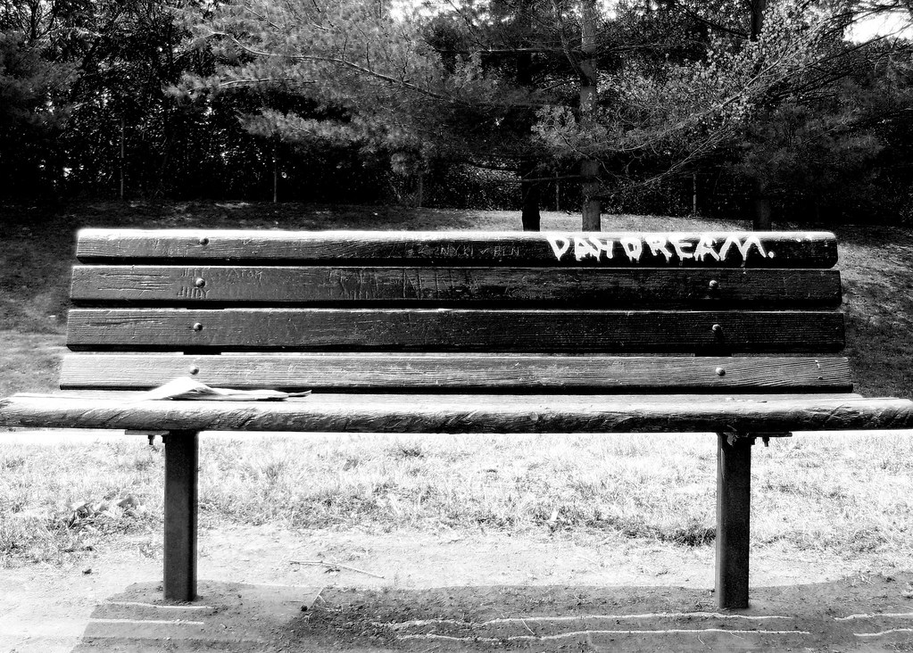 Day Dream Bench (black and white) In the Southside... look… Flickr