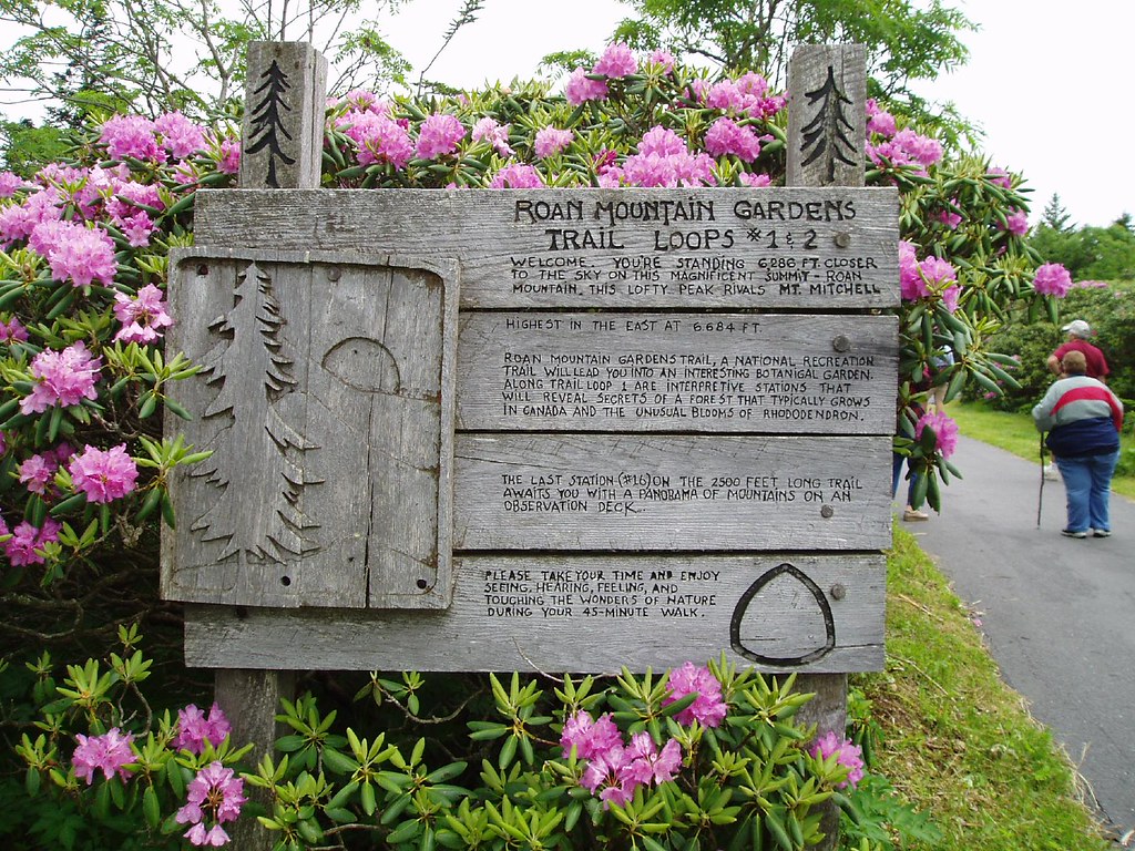 Roan Mountain Gardens Trail It Reads Roan Mountain Garden… Flickr
