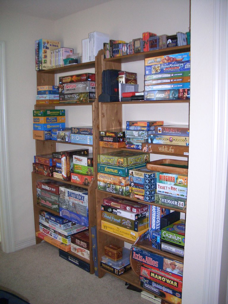 Pearland Game Shelf Here is a look at my current board gam… Flickr
