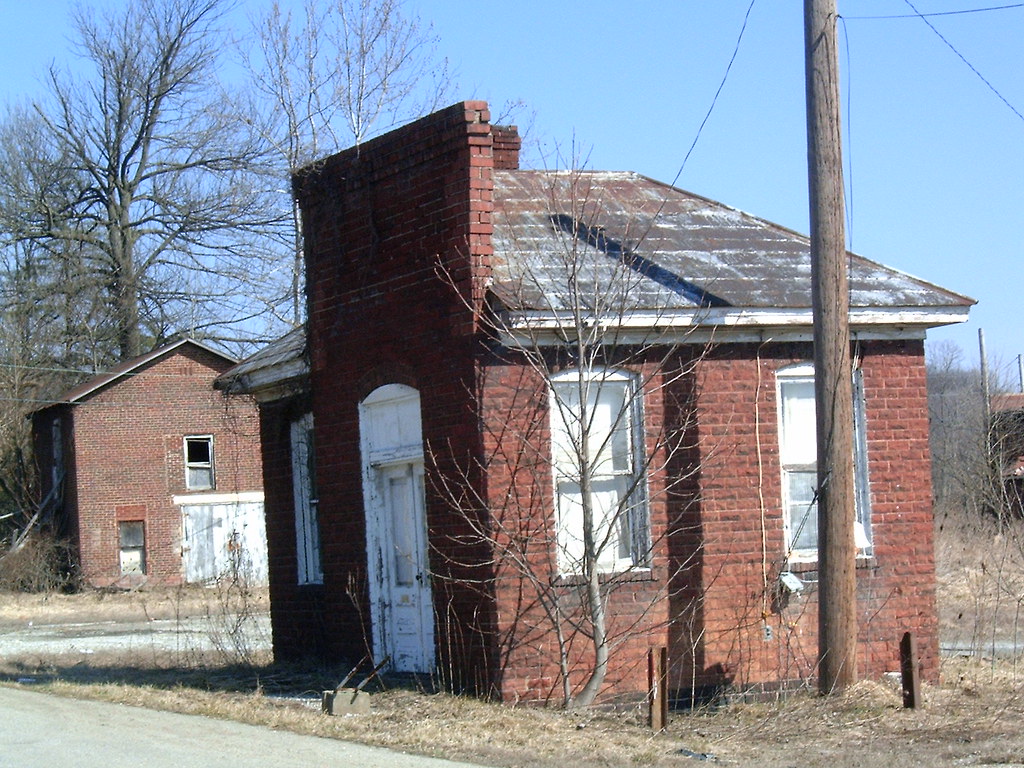 Front Office Building Abandoned brick factory. Medora, Ind… Flickr