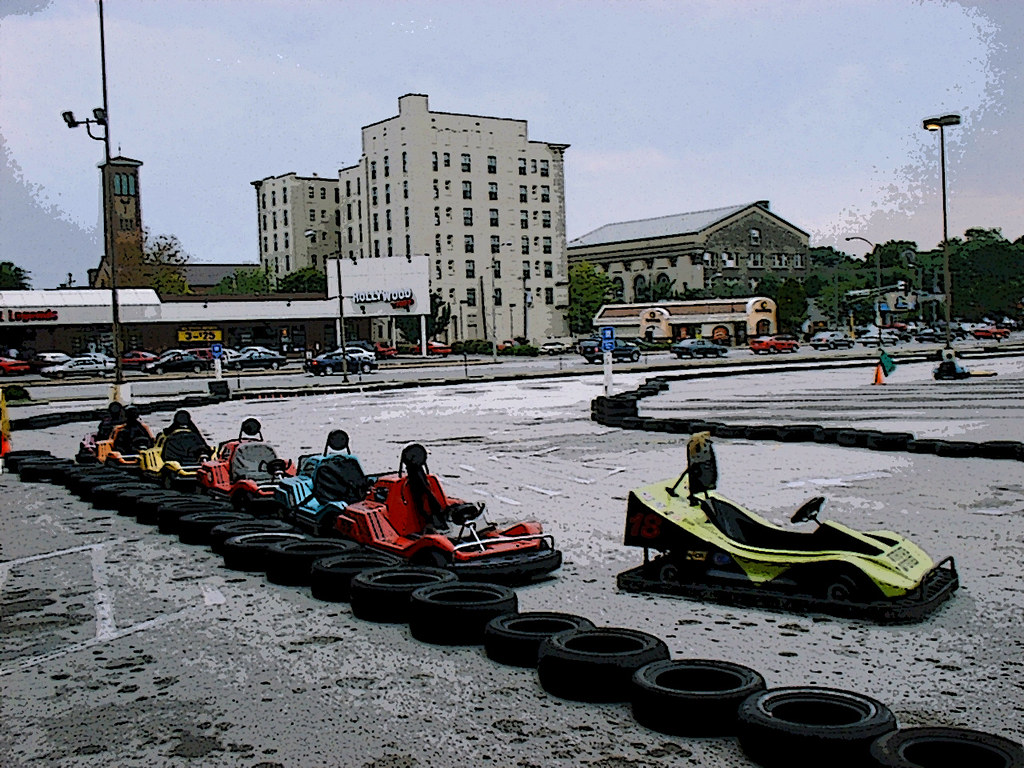 gokarts track poster MBK (Marjie) Flickr