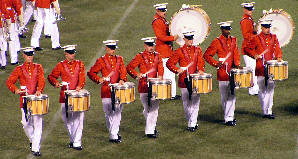 United States Marine Drum and Bugle Corps and Silent Drill Team Flickr