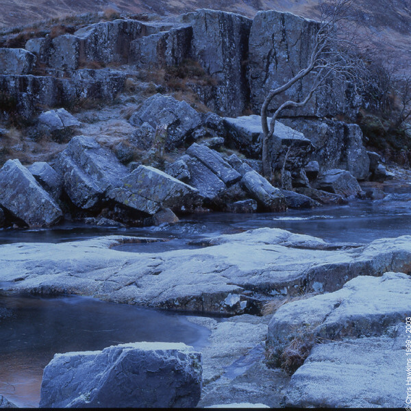 Cold Stream It gets so cold in Scotland that even moving w… Flickr