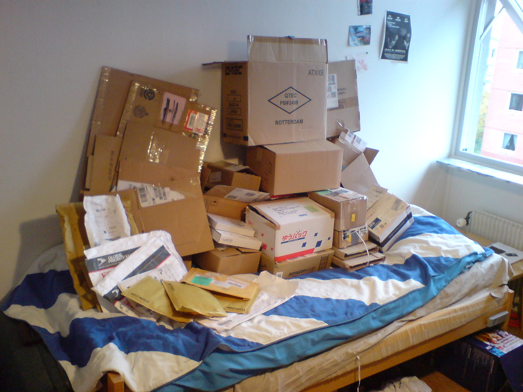 lots of boxes to throw out. i order too much crap Karl Baron Flickr