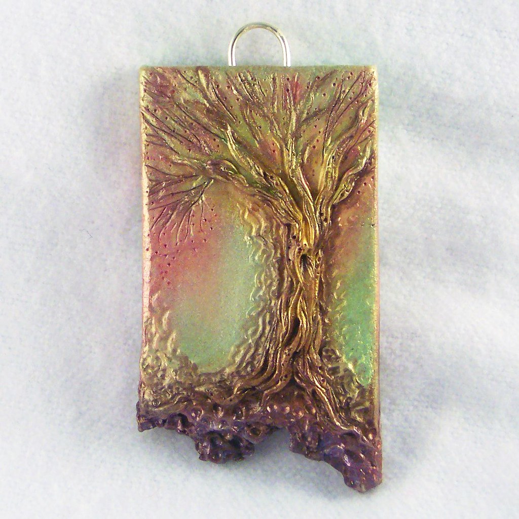 Enchanted Wood Polymer Clay Hand sculpted polymer clay a… Flickr
