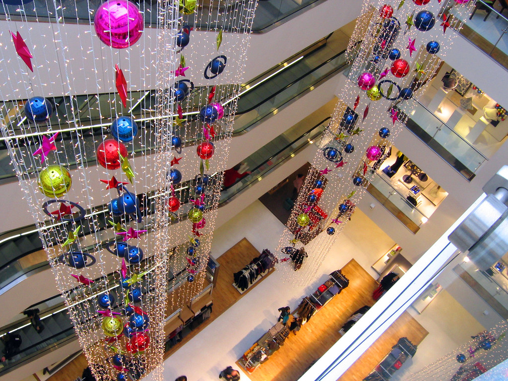 John Lewis Christmas decorations in John Lewis Oxford Stre… Flickr