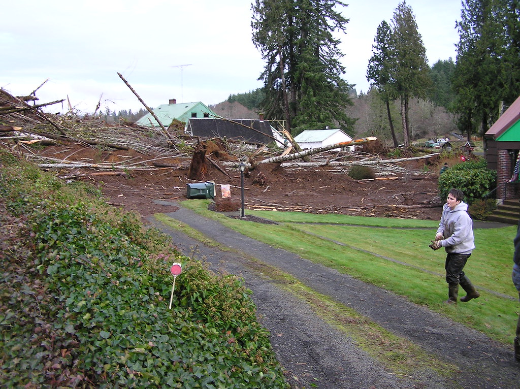 SR 6 Mudslide Mudslide washed down a clearcut hillside ove… Flickr