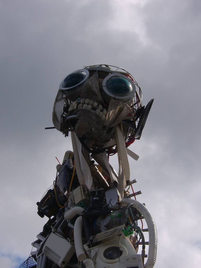 Rubbish Sculpture!quite literally made from rubbish… Joanne