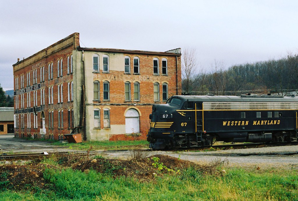 WVC Belington, WV Western Maryland FP7A No. 67 arrives a… Flickr