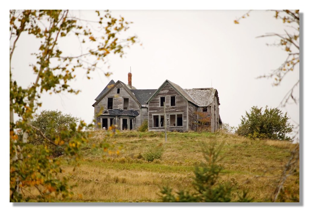 Abandoned Farm House on Hill Don Brubacher Flickr