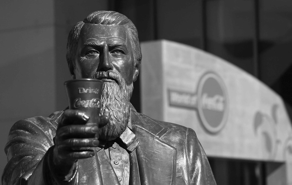 John Pemberton at New World of Coca Cola Atlanta, GA
