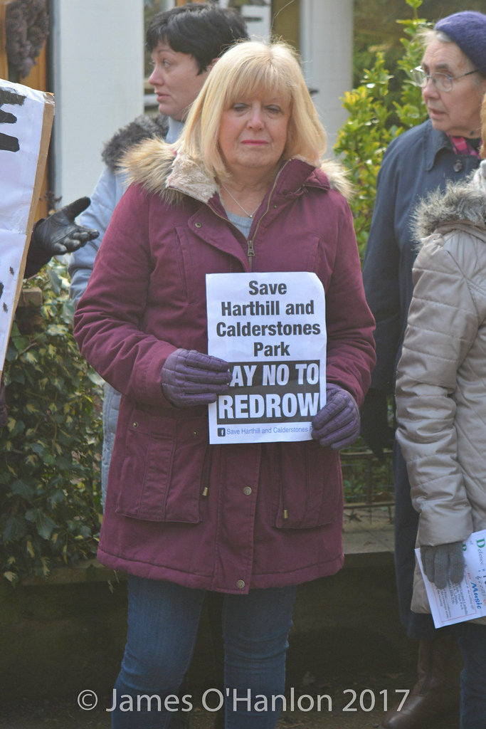 Protester Save Harthill Road / Estate Protest, Liverpool james o