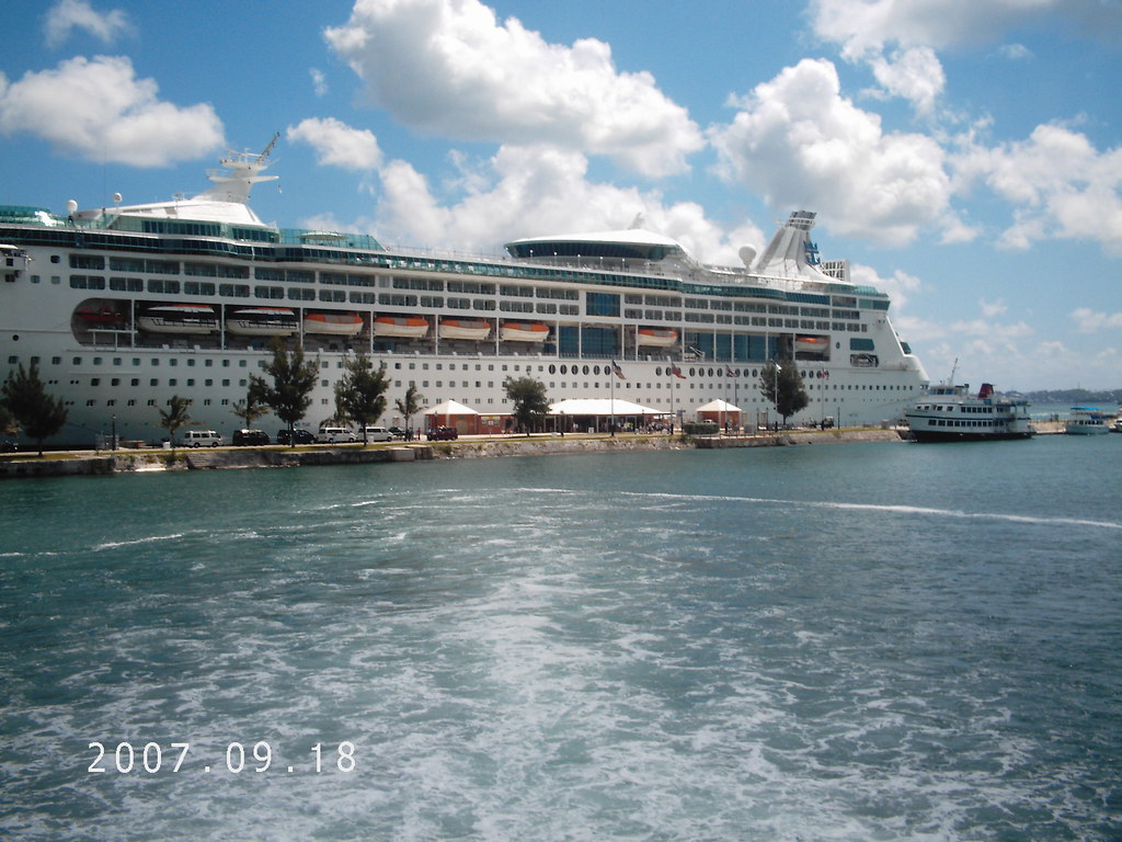 Bermuda 2007 Our cruise ship docked in Bermuda Chris
