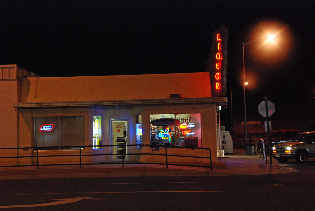 Liquor store in Clayton, New Mexico Alison Chains Flickr