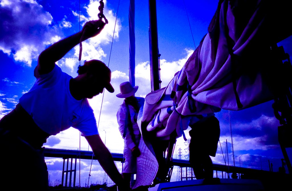 A boat beneath a sunny sky Yashica T4 Slide film, ISO 200 Flickr