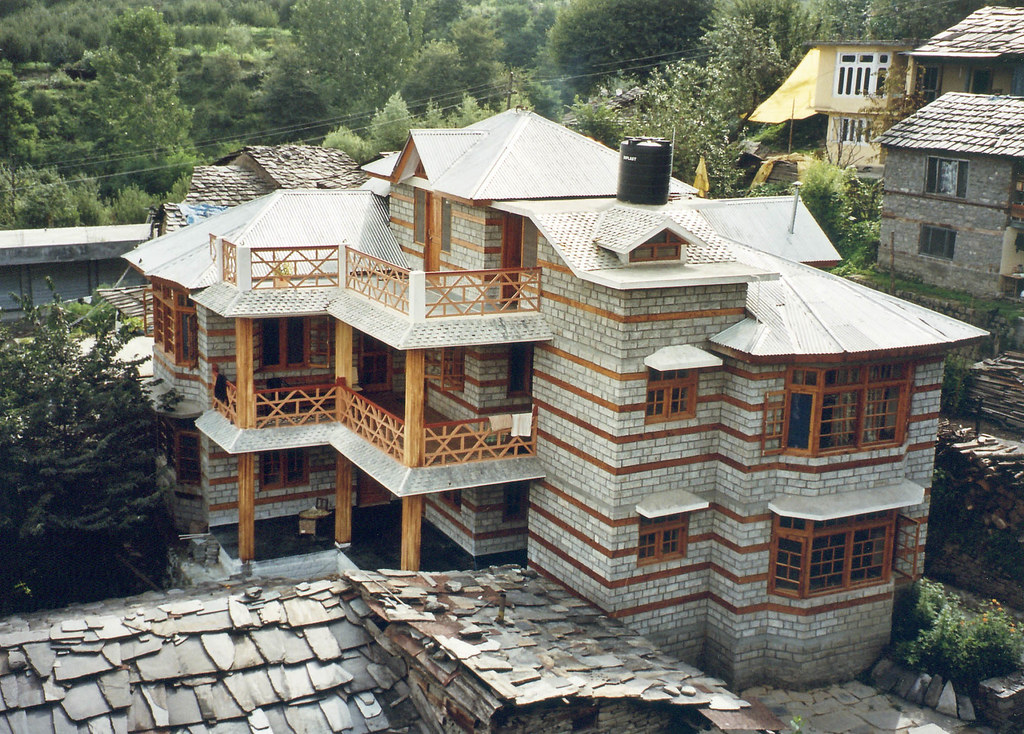 Nagar, Himachal Pradesh, India A newly built house in the … Flickr