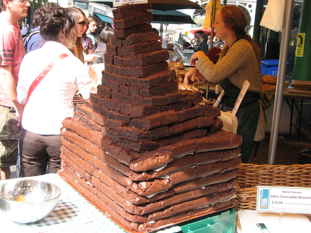 London Borough Market Chocolate Brownies Photo for Namin… Flickr