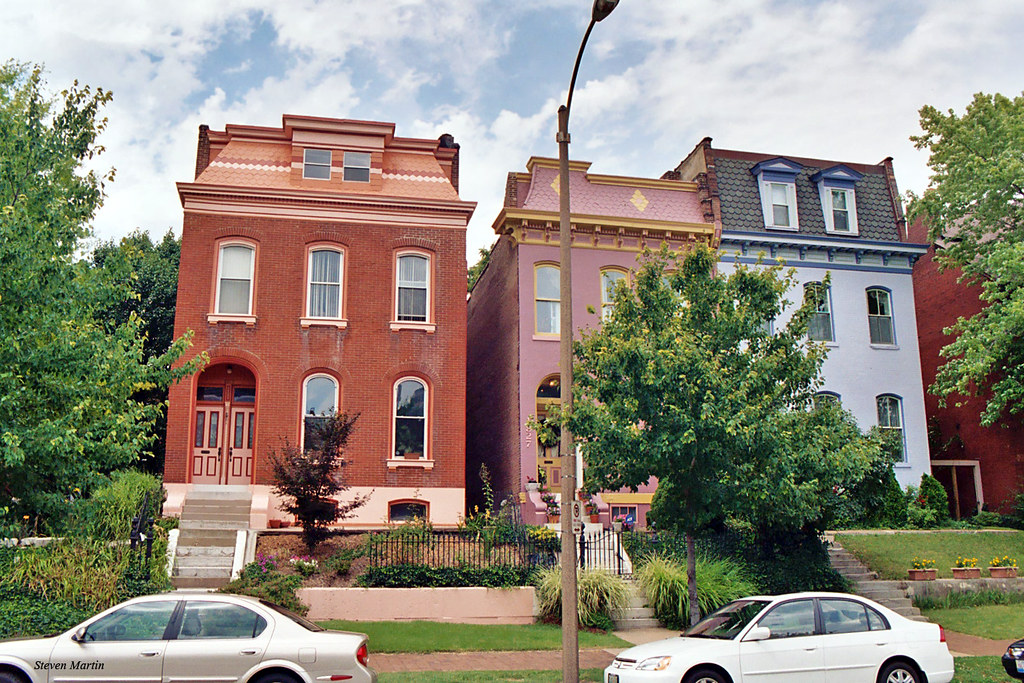 Row houses, Lafayette Square neighborhood, St. Louis a photo on Flickriver