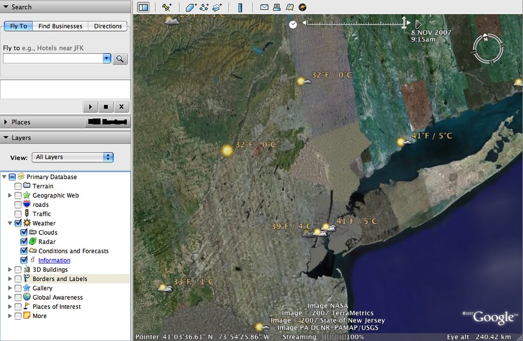 Google Earth Weather Barry