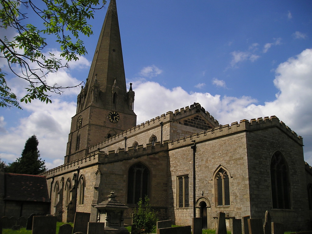 Edwinstowe, Notts A famous church, see below. Richard Sheriff of