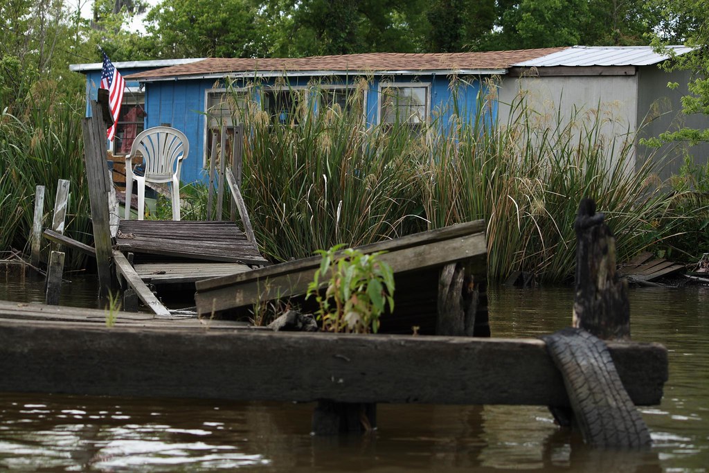 Camp One of the camps along the bayou. See where this pict… Flickr
