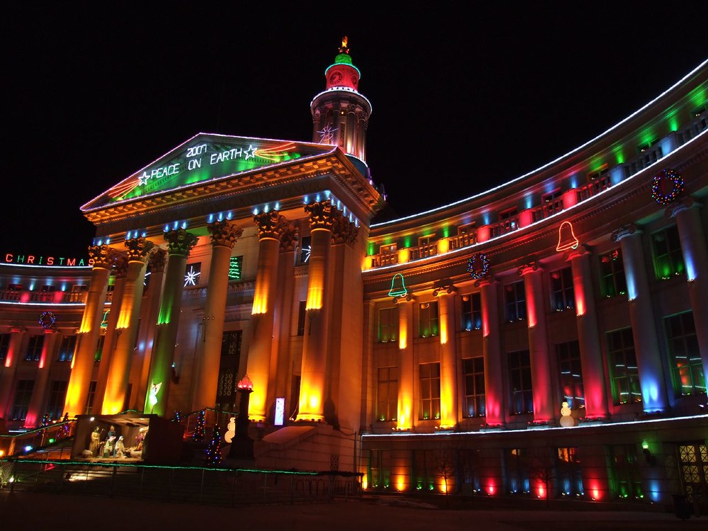 Denver Civic Center 2007 Christmas Lights mtman22 Flickr