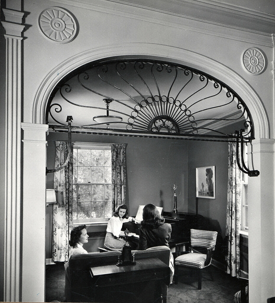 Elm Hall Parlor 1944 Title Elm Hall Parlor Photograph Dat… Flickr