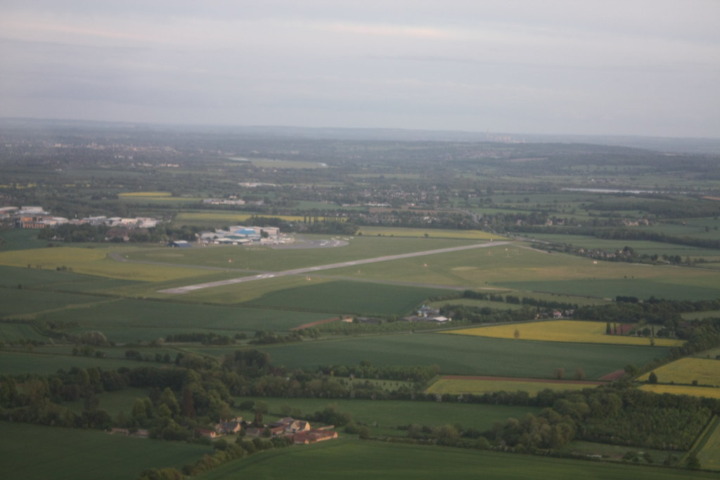 Oxford airport on approach Chris Northwood Flickr