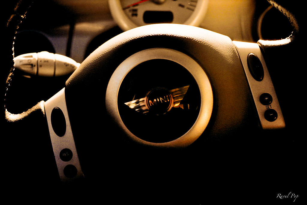 Drive Steering wheel, 2003 MINI Cooper S. 35mm film, Exakt… Flickr