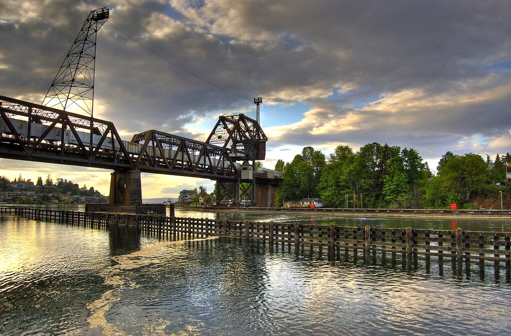 Railroad Crossing For information on the Salmon Bay Bridge… Flickr