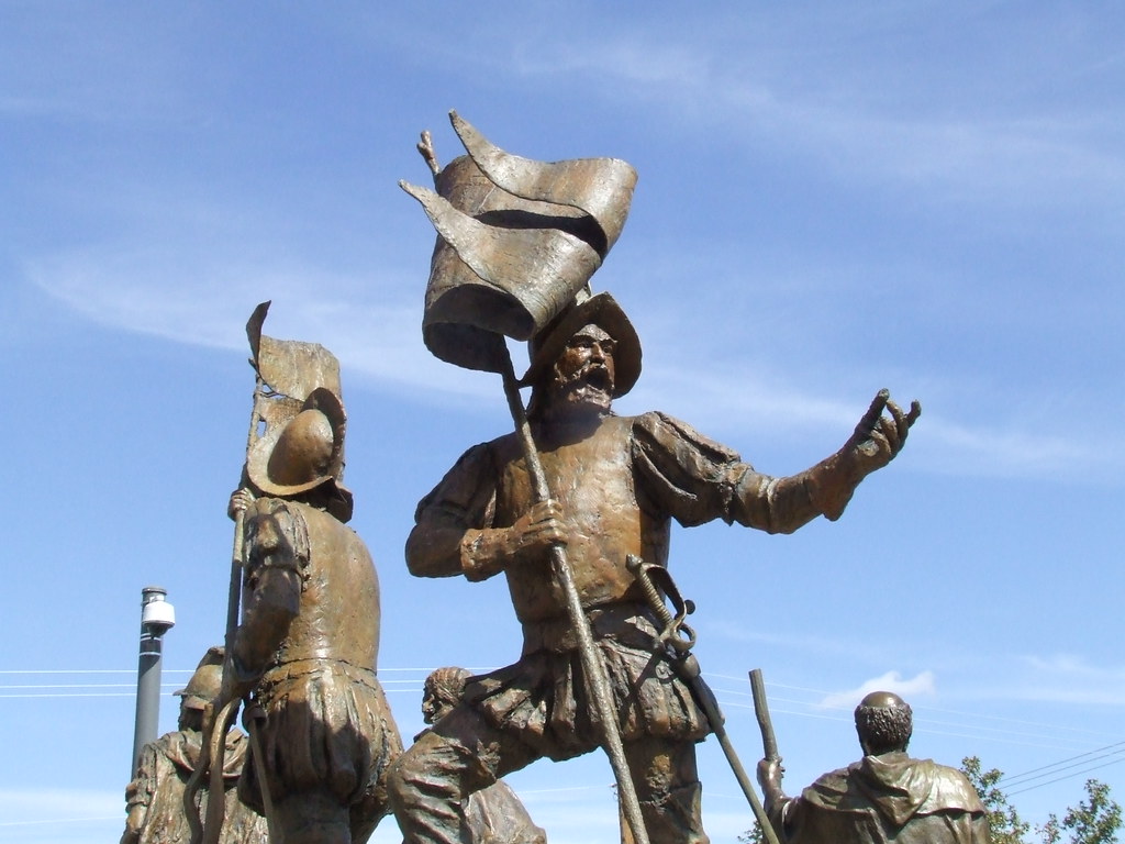 Albuquerque Conquistadors Outside the museum entrance we… Flickr