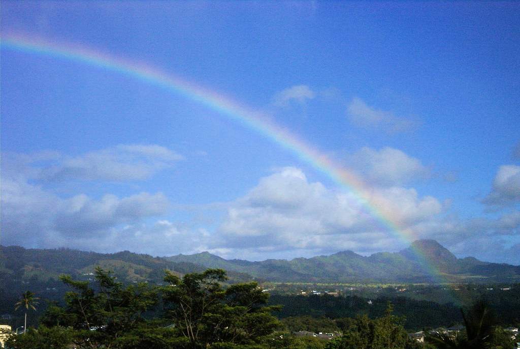 kalaheorainbow02 Kalaheo, Kauai, Hawaii BrainPie Flickr