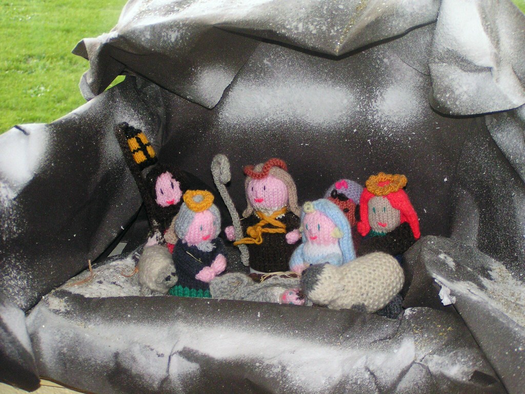 080_80my knitted crib Hand knitted crib figures Flickr