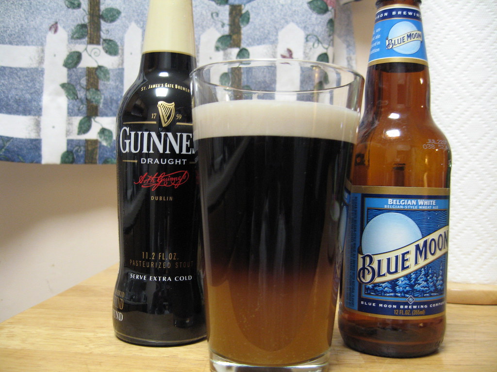 Black and Blue Guinness and Blue Moon a.k.a. Black and Blu… Flickr