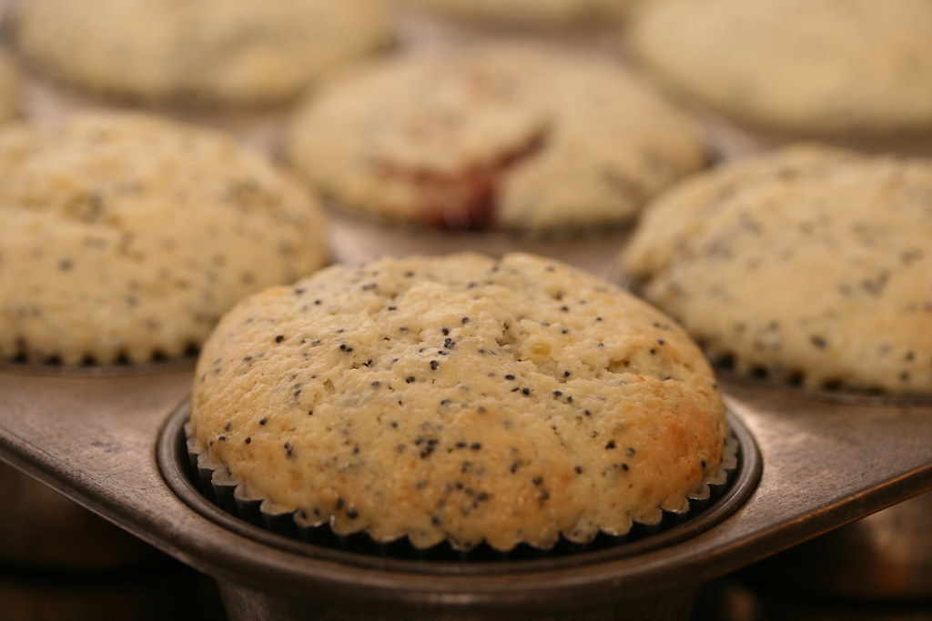 Lemon Poppy Seed Muffins with Jam Filling Dorie Greenspan'… Flickr