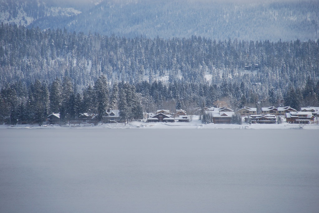 Snow Covered Cabins in McCall Idaho ryankmcginn Flickr
