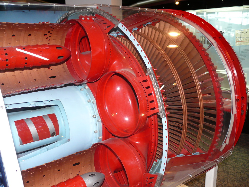 Pratt & Whitney JT3D engine, American Airlines Museum, Dal… | Flickr