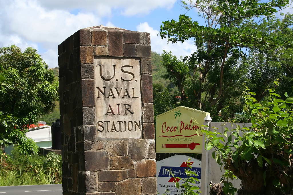 Gros Islet, St. Lucia An old WWII US millitary marker in G… Flickr