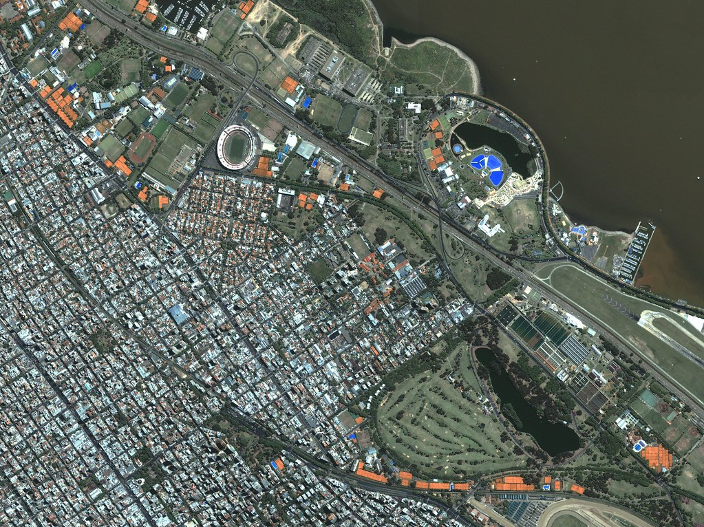 Mapa Satelital Belgrano, Ciudad Universitaria, Costanera, … Flickr