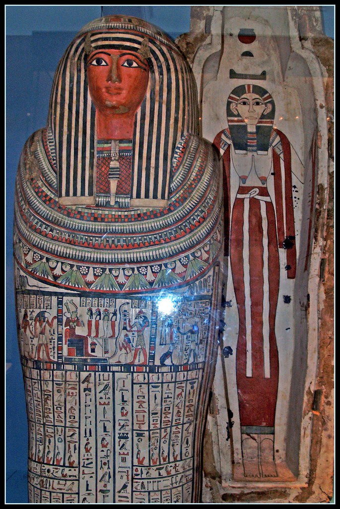 coffin of Pasenhor, British Museum, London England Flickr